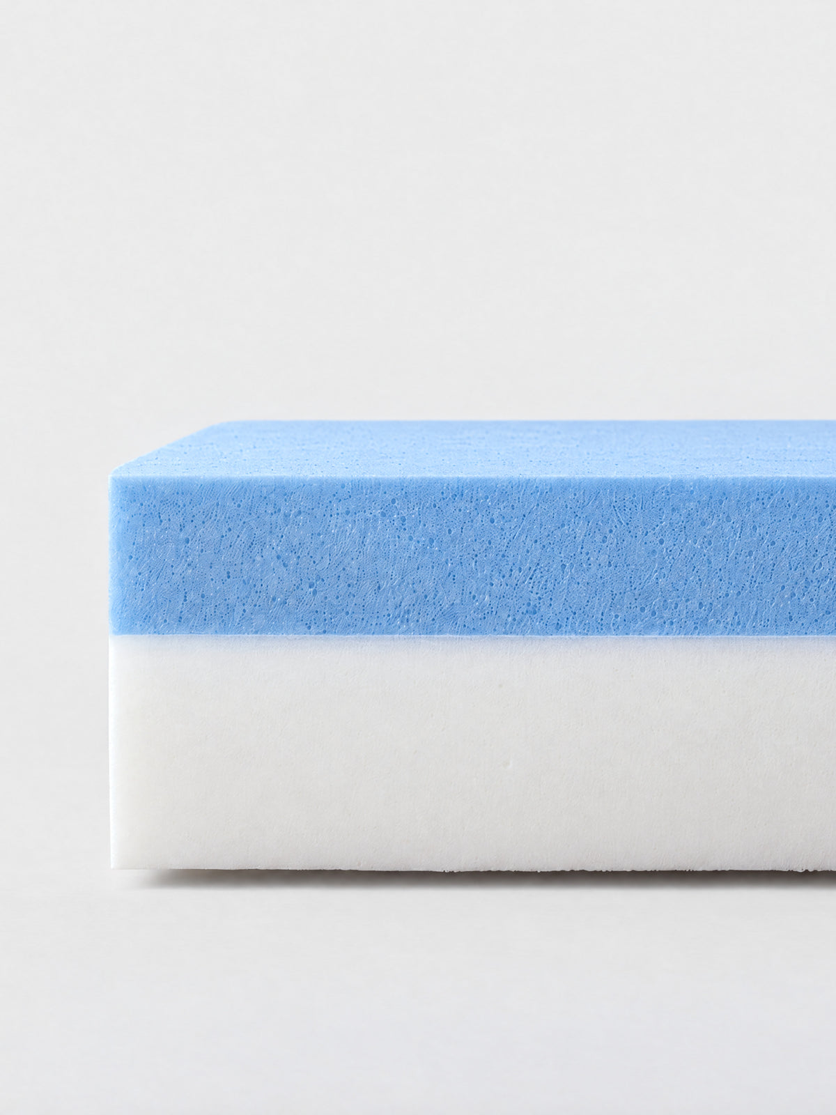 Gel-memory comfort layer over the support core