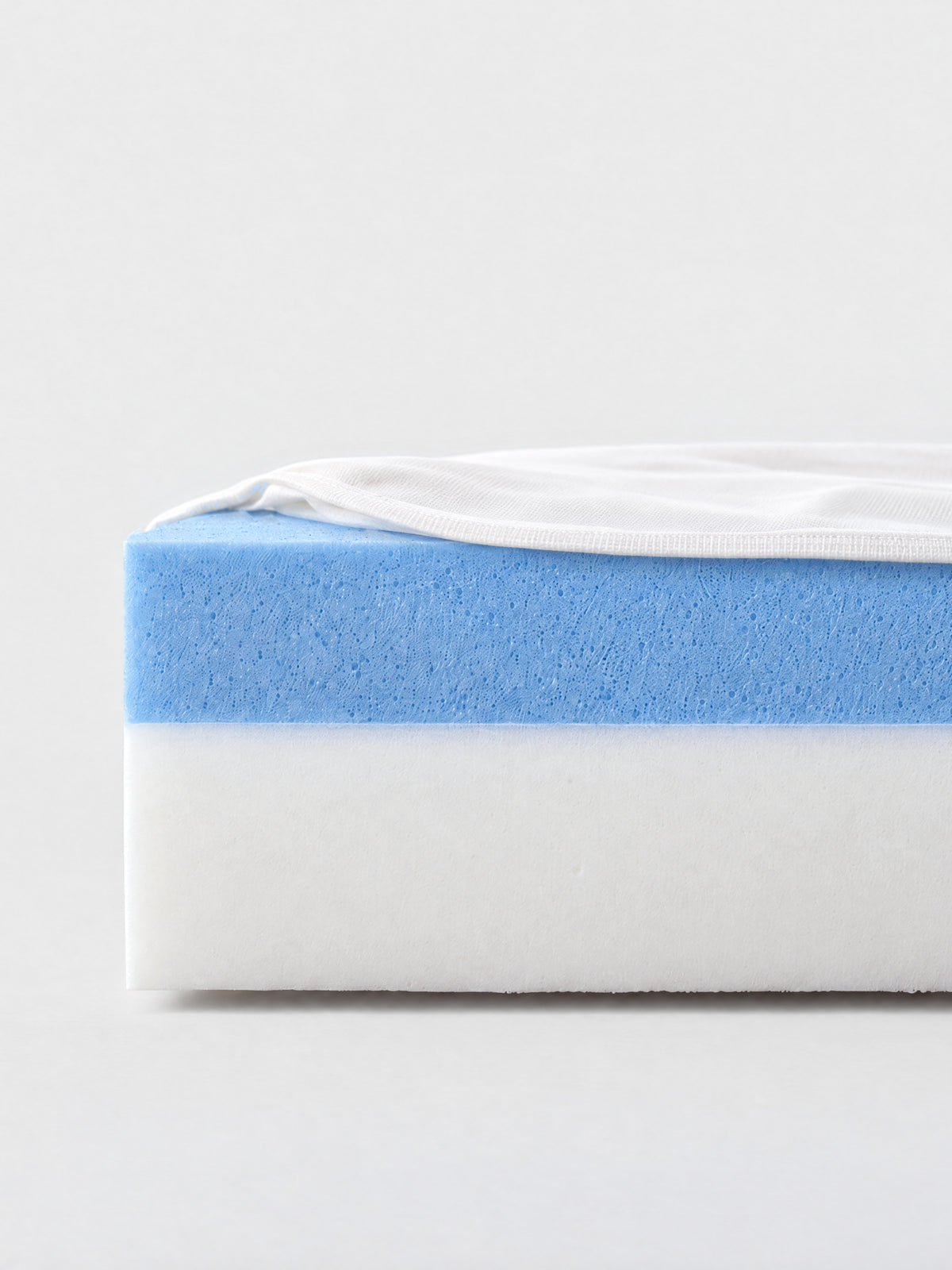The waterproof liner over the gel-memory layer and support core